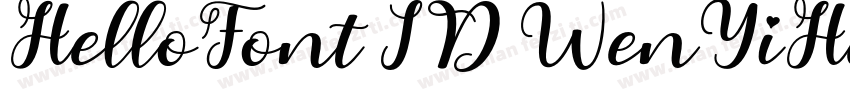 HelloFont ID WenYiHe字体转换